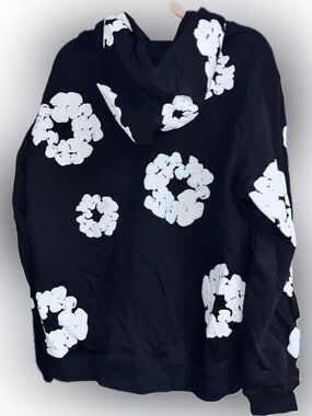 Denim Tears African Diaspora Goods Black Sweater - Green Label oversized large